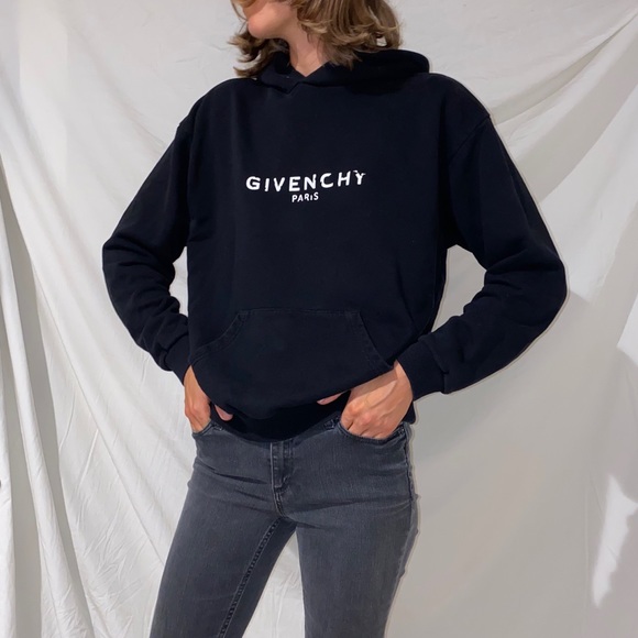 Womans Givenchy hoodie French xl small fit used - Picture 2 of 10